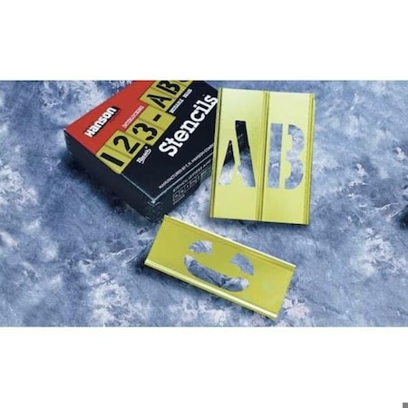 Accuform BRASS STENCILS CHARACTER SIZE 4 NSR924 NSR924